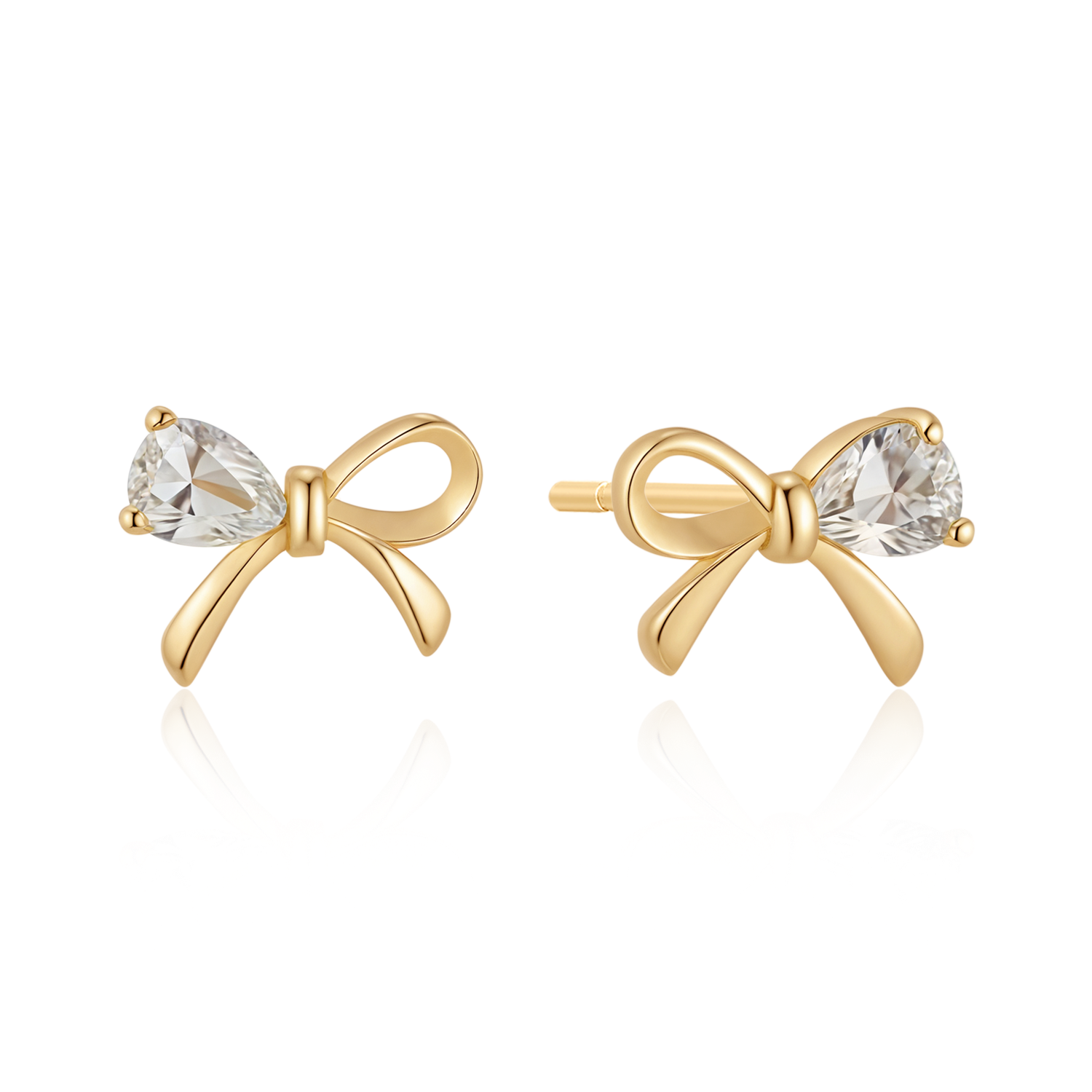 Sølvforgyldt ørestikker F10262773