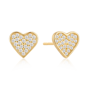 Sølvforgyldt ørestikker F10262776