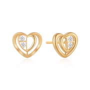 Sølvforgyldt ørestikker F10262880