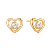 Sølvforgyldt ørestikker F10262998