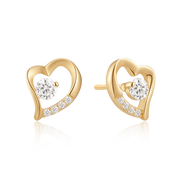 Sølvforgyldt ørestikker F10262999