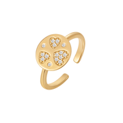 Sølvforgyldt ring F12249310