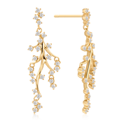 Sølvforgyldt ørehænger F13249309