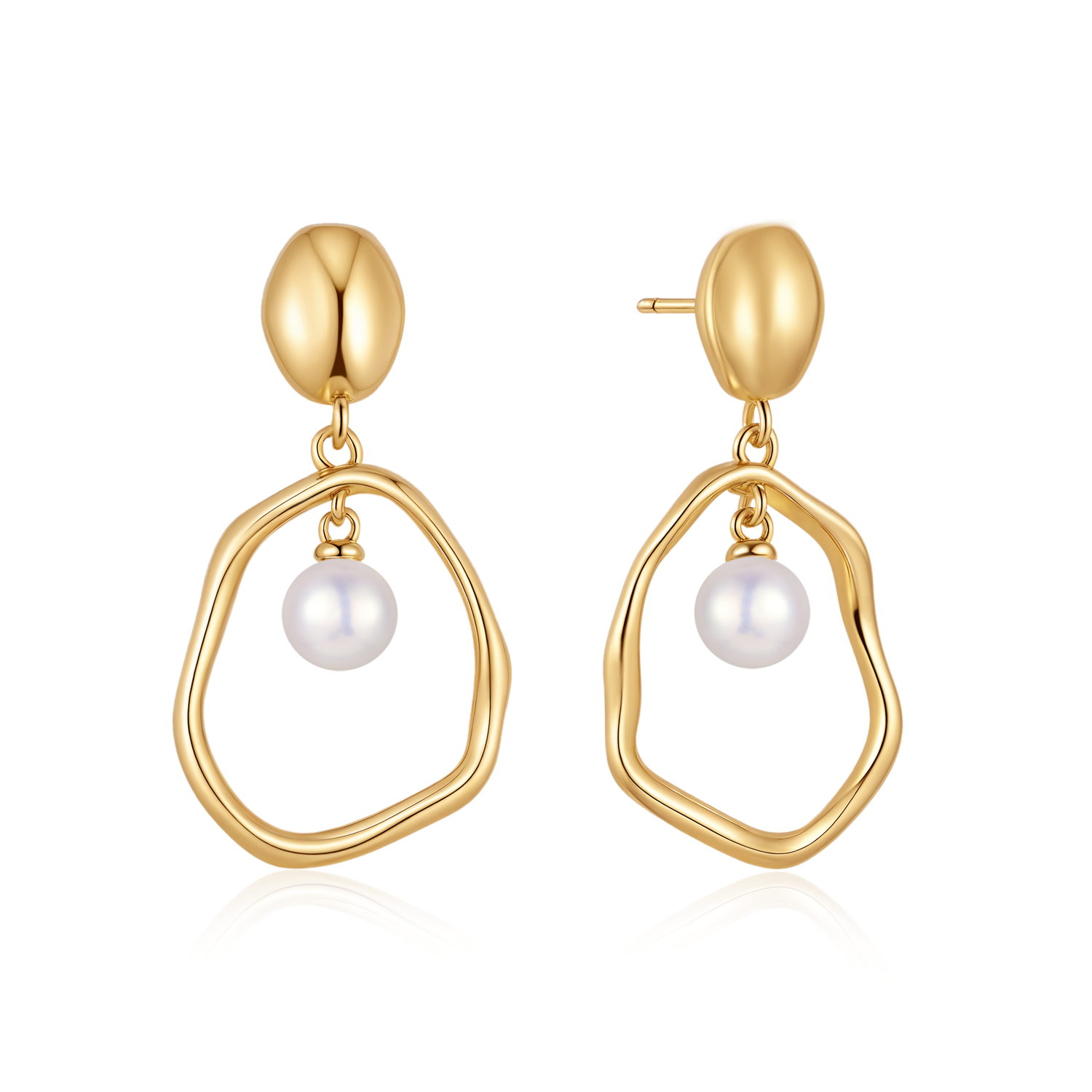 Sølvforgyldt ørehænger F13249769