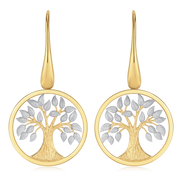 Sølvforgyldt ørehænger F13255011