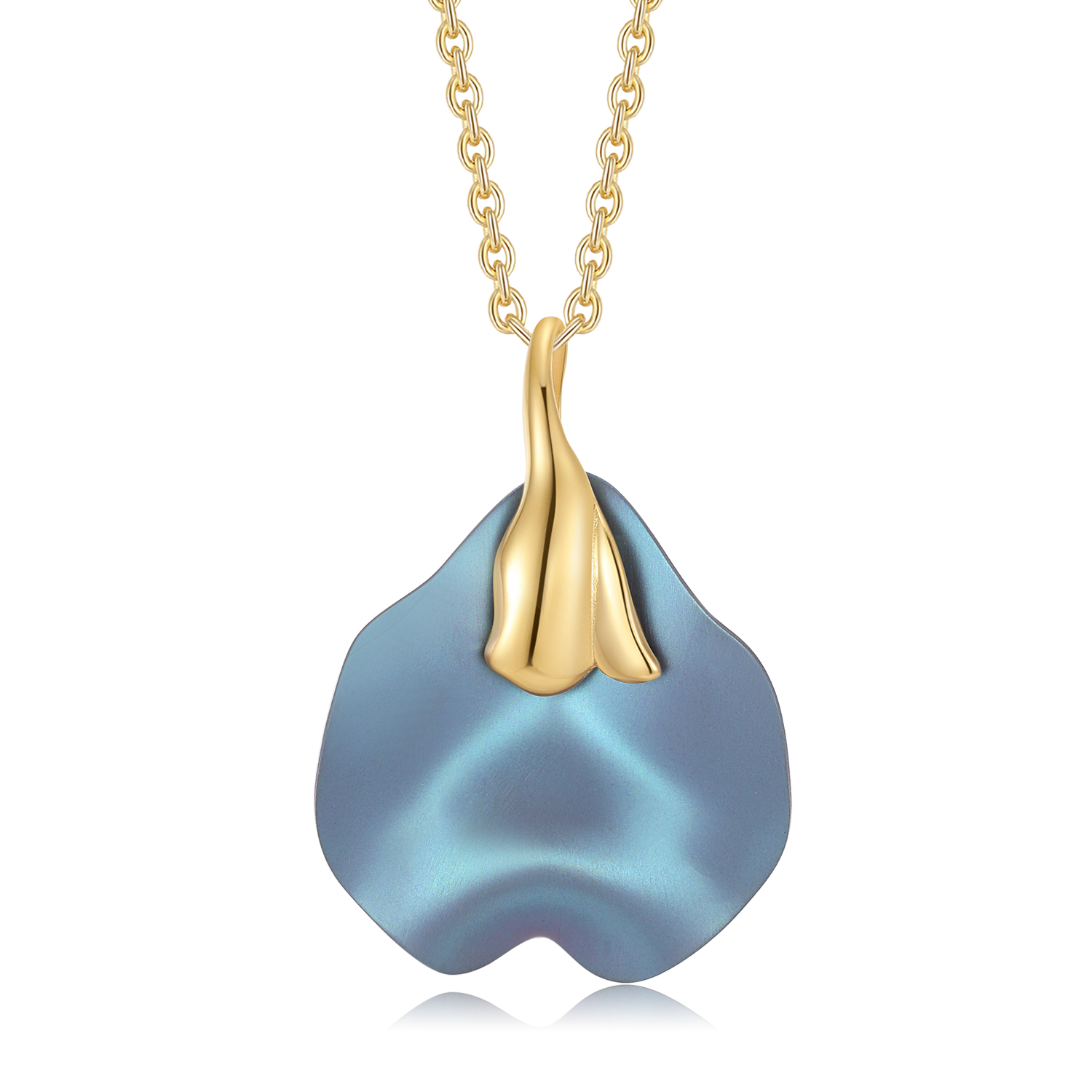 Sølvforgyldt halskæde F16165163