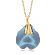 Sølvforgyldt halskæde F16165163