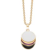 Sølvforgyldt halskæde F16223956