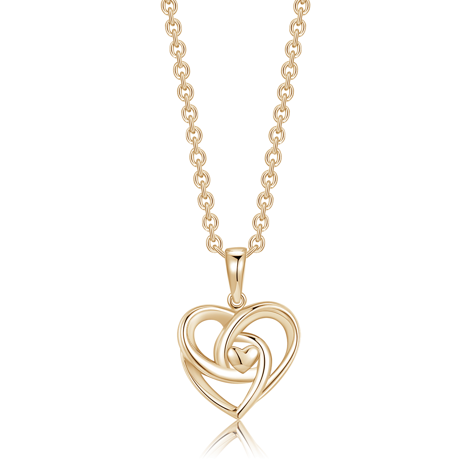 Sølvforgyldt halskæde F16239174