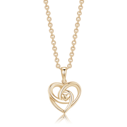 Sølvforgyldt halskæde F16239174