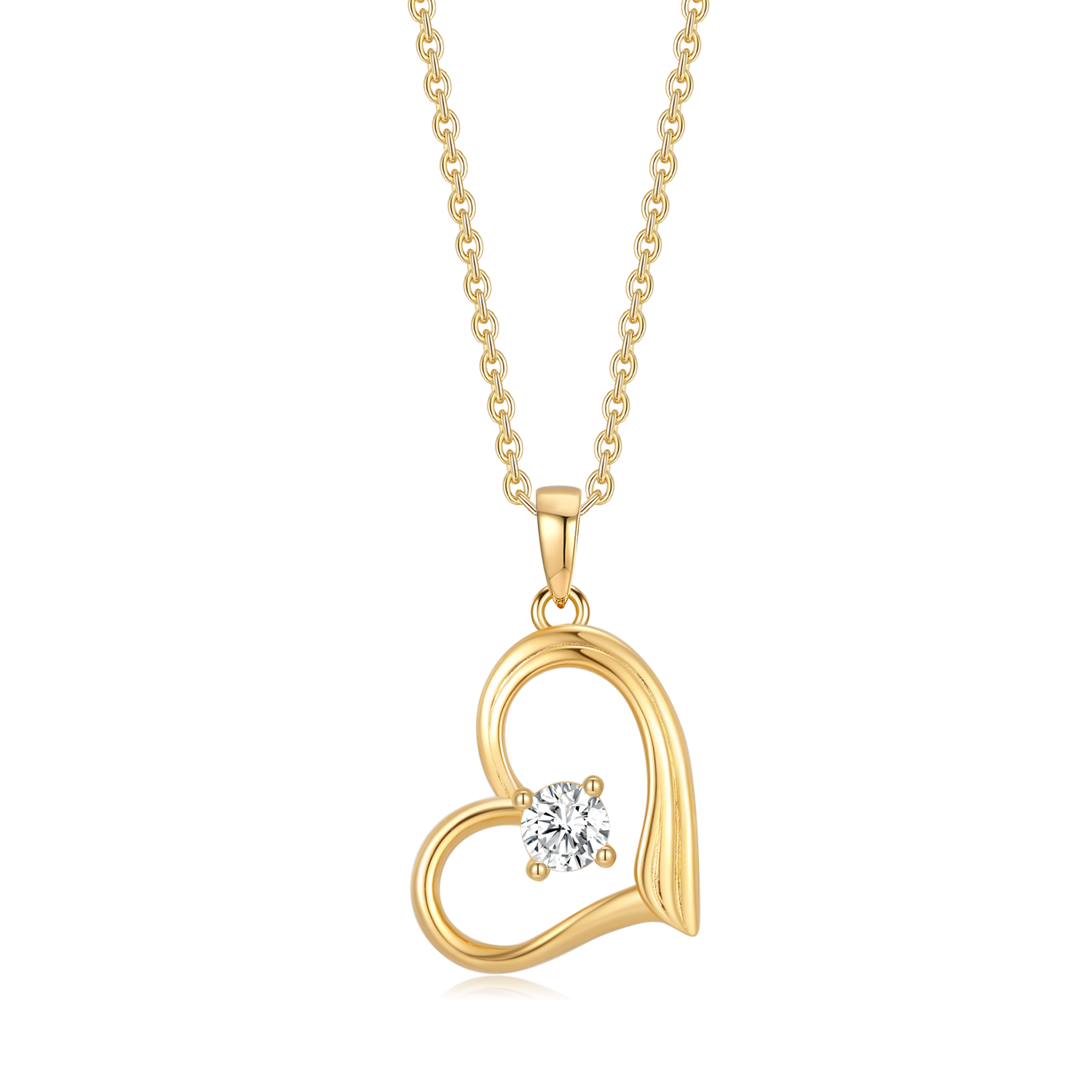 Sølvforgyldt halskæde F16239210