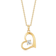 Sølvforgyldt halskæde F16239210