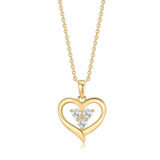 Sølvforgyldt halskæde F16239212