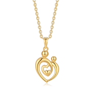 Sølvforgyldt halskæde F16239674