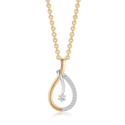 Sølvforgyldt halskæde F16249301