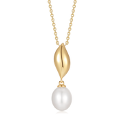 Sølvforgyldt halskæde F16249302