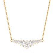 Sølvforgyldt halskæde F16249308