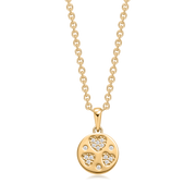 Sølvforgyldt halskæde F16249310