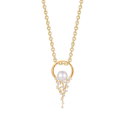 Sølvforgyldt halskæde F16249312