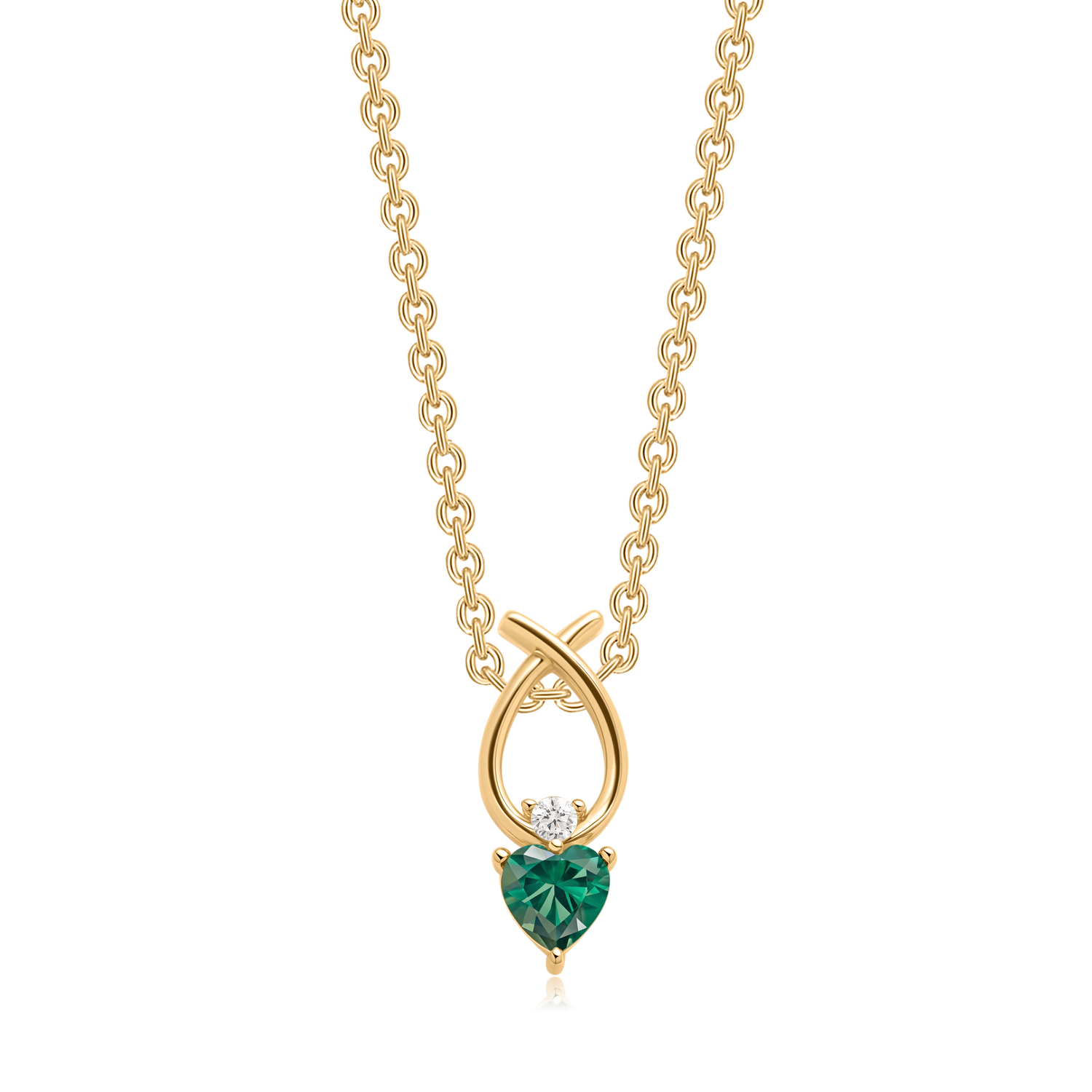 Sølvforgyldt halskæde F16249318