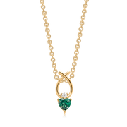 Sølvforgyldt halskæde F16249318