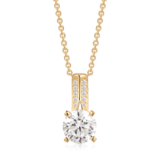 Sølvforgyldt halskæde F16249319