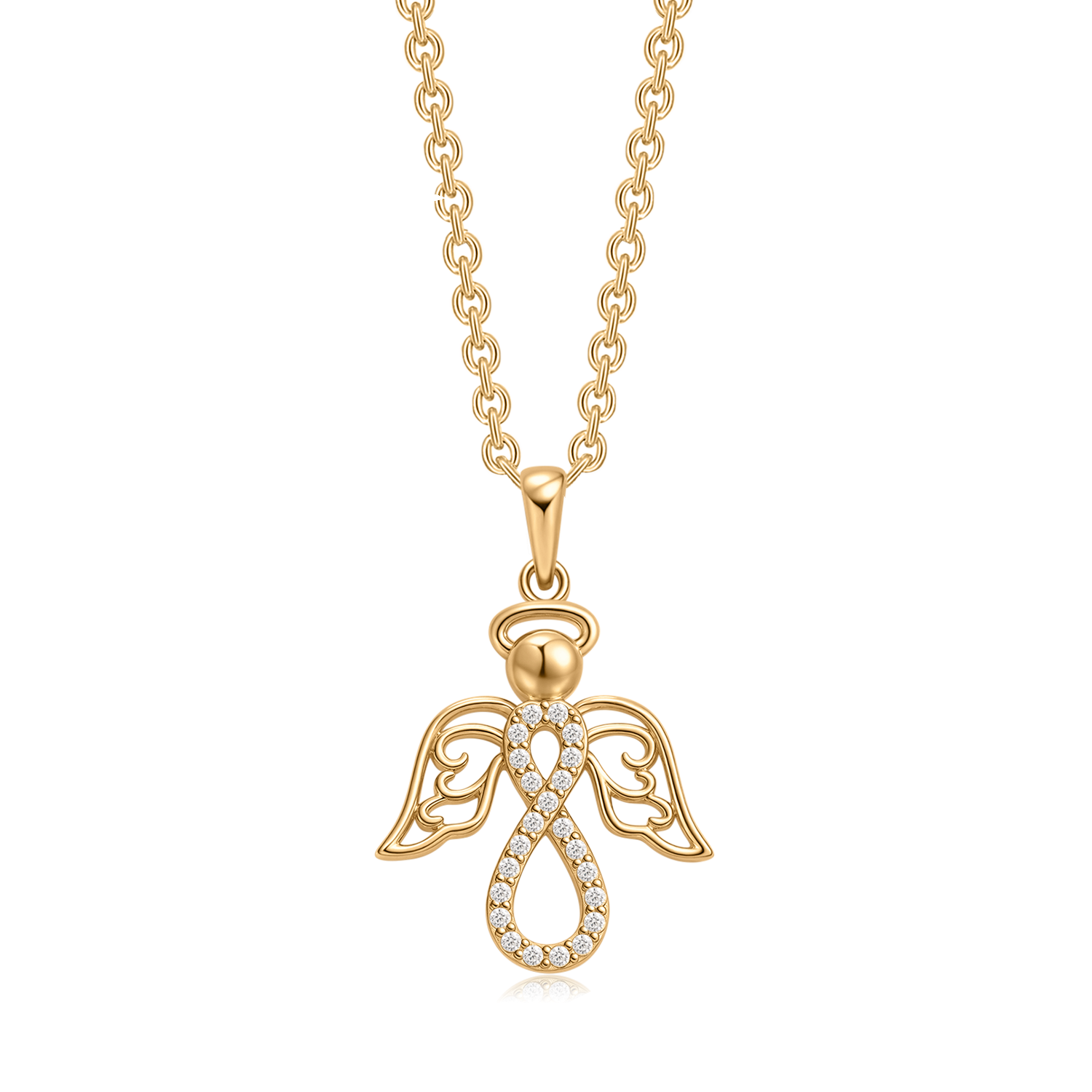 Sølvforgyldt halskæde F16249805