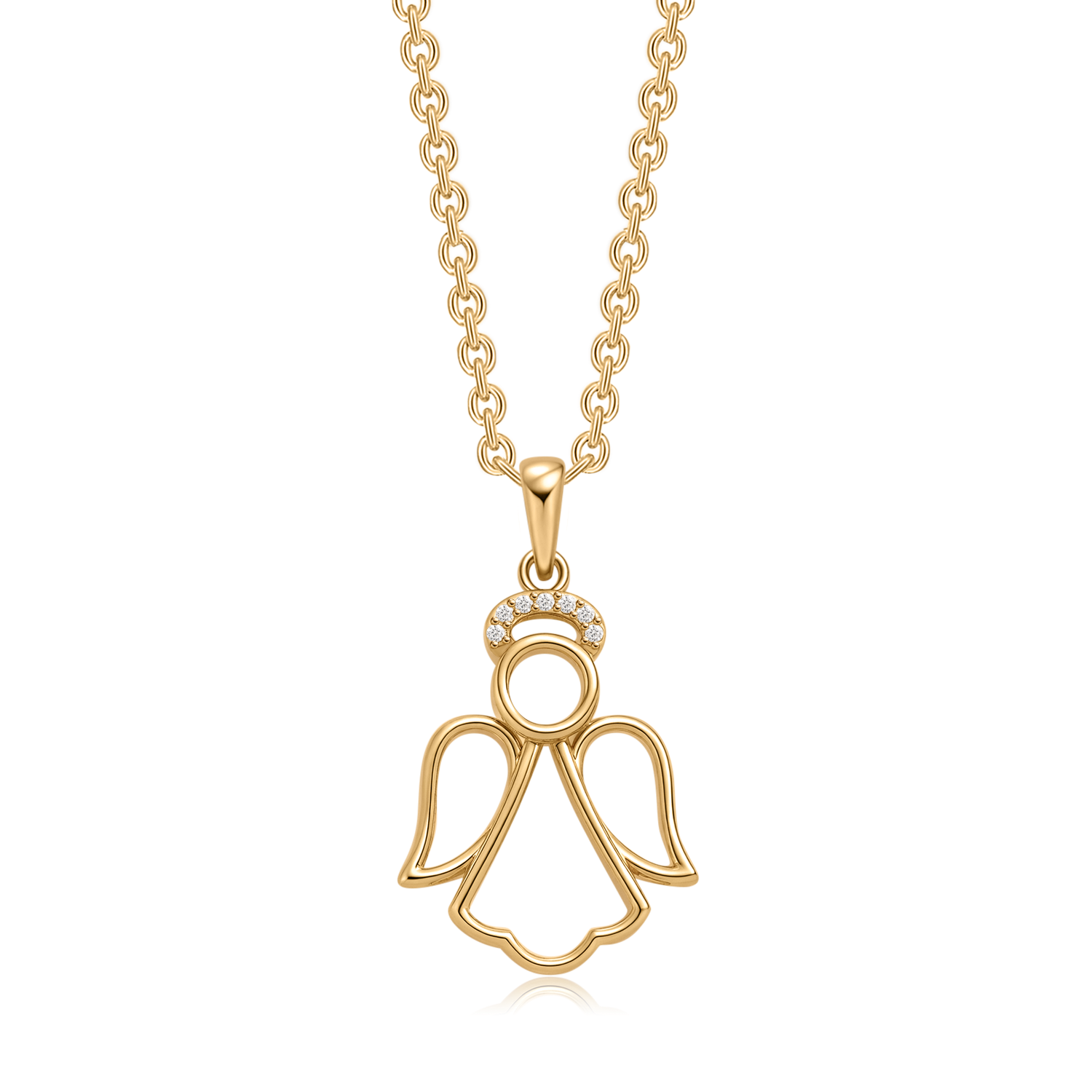 Sølvforgyldt halskæde F16249806