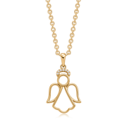 Sølvforgyldt halskæde F16249806