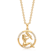 Sølvforgyldt halskæde F16249811