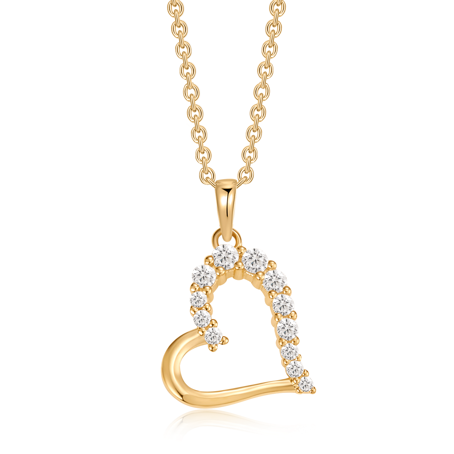 Sølvforgyldt halskæde F16249817