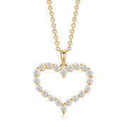 Sølvforgyldt halskæde F16249818