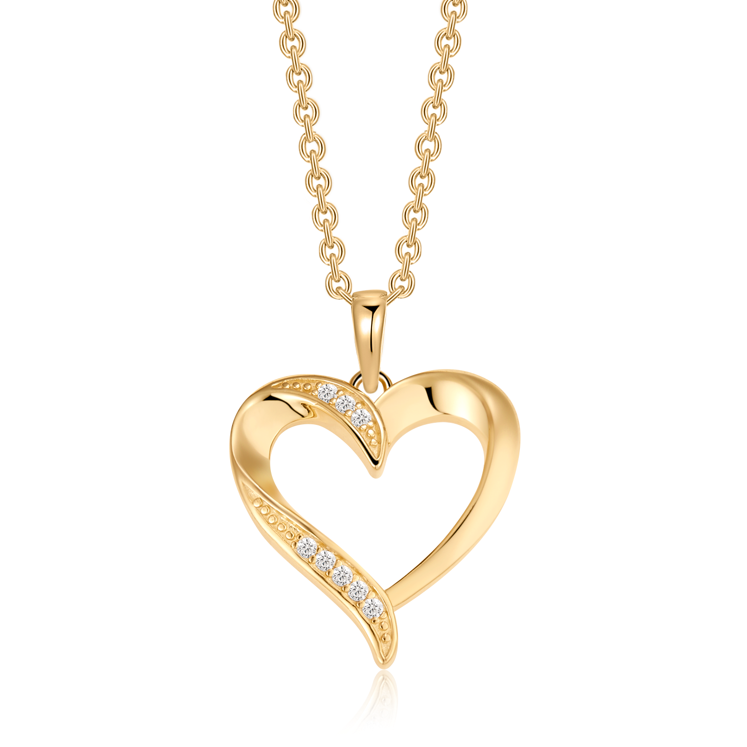 Sølvforgyldt halskæde F16249819