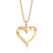 Sølvforgyldt halskæde F16249819