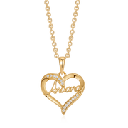 Sølvforgyldt halskæde F16249822