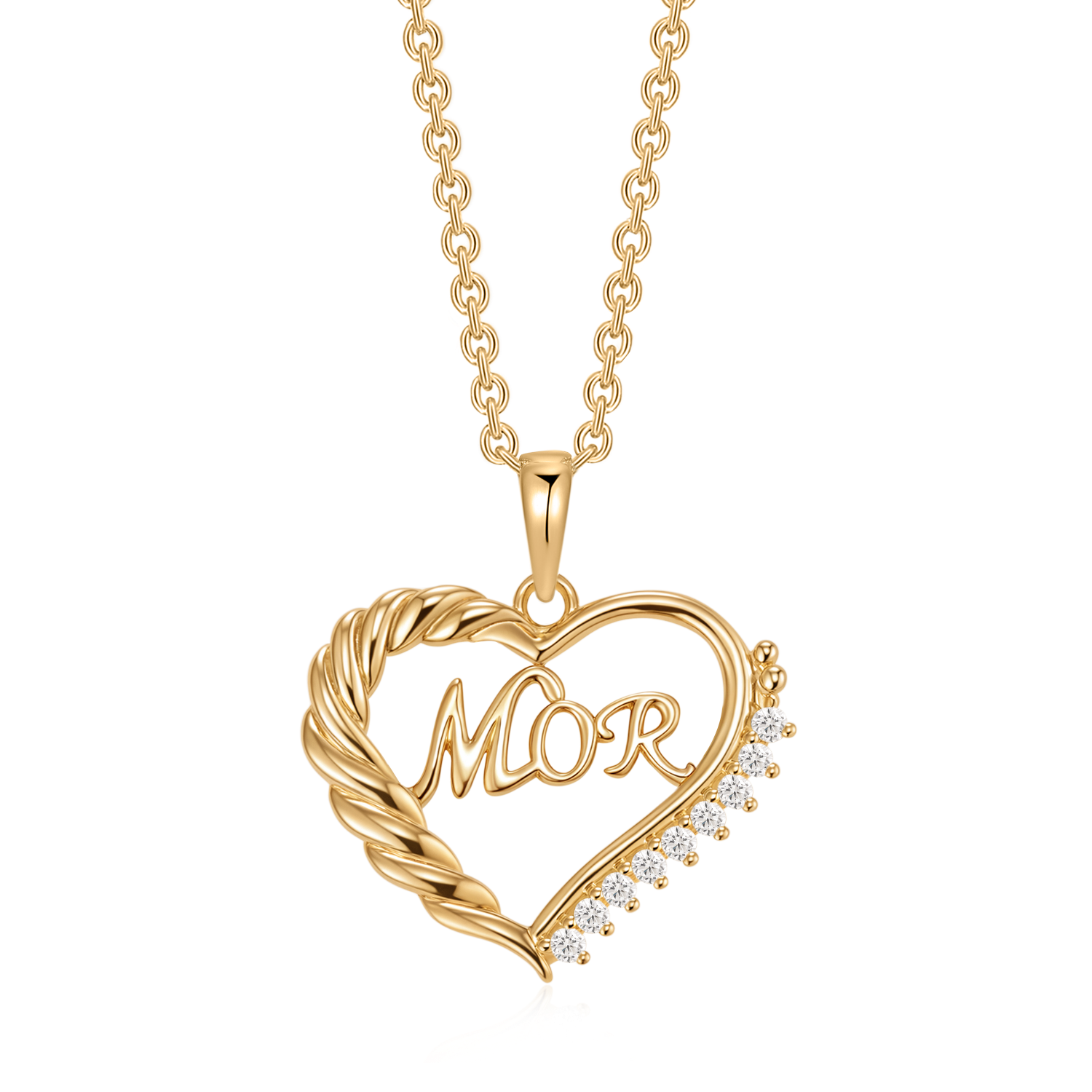 Sølvforgyldt halskæde F16249823