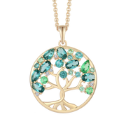 Sølvforgyldt halskæde F16249834