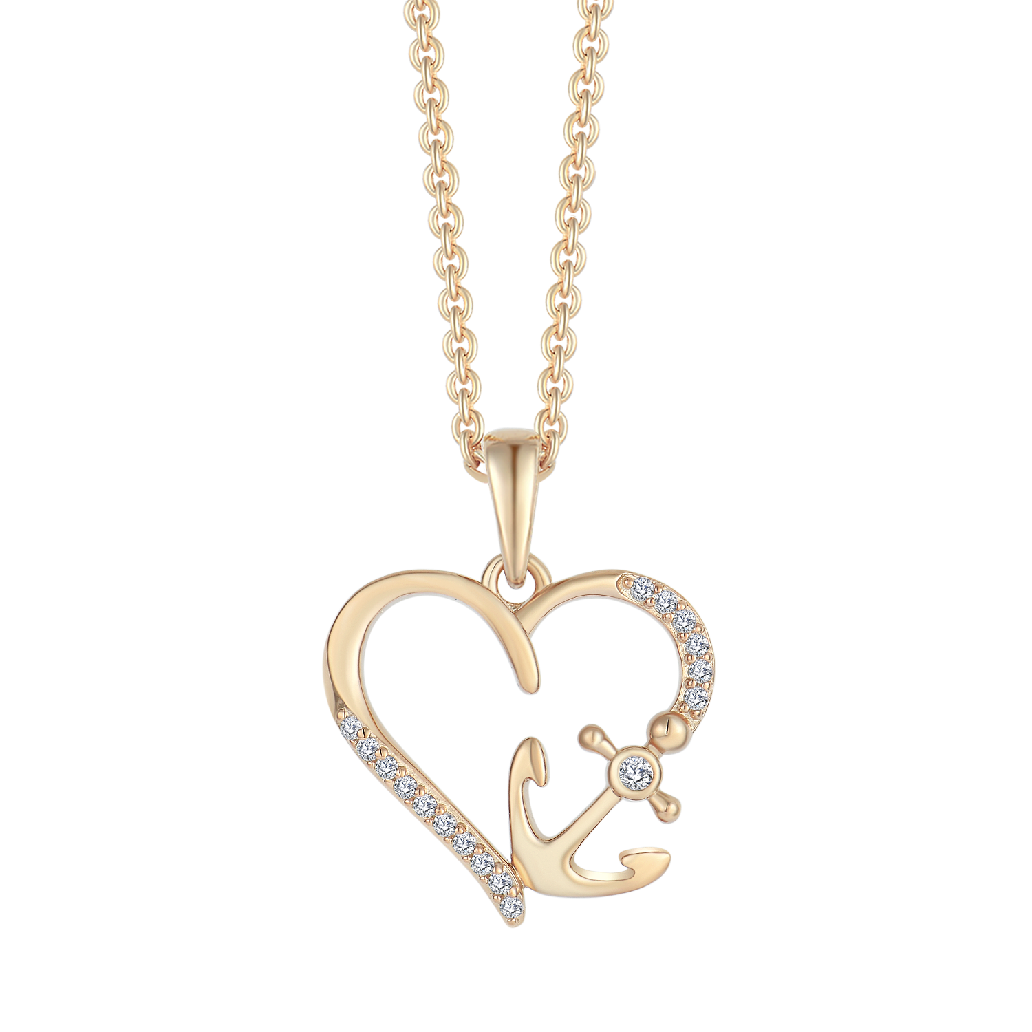 Sølvforgyldt halskæde F16249863