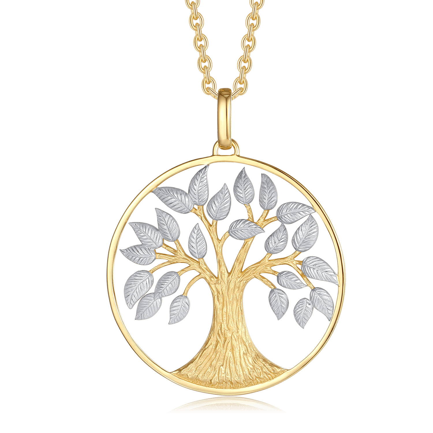 Sølvforgyldt halskæde F16255011