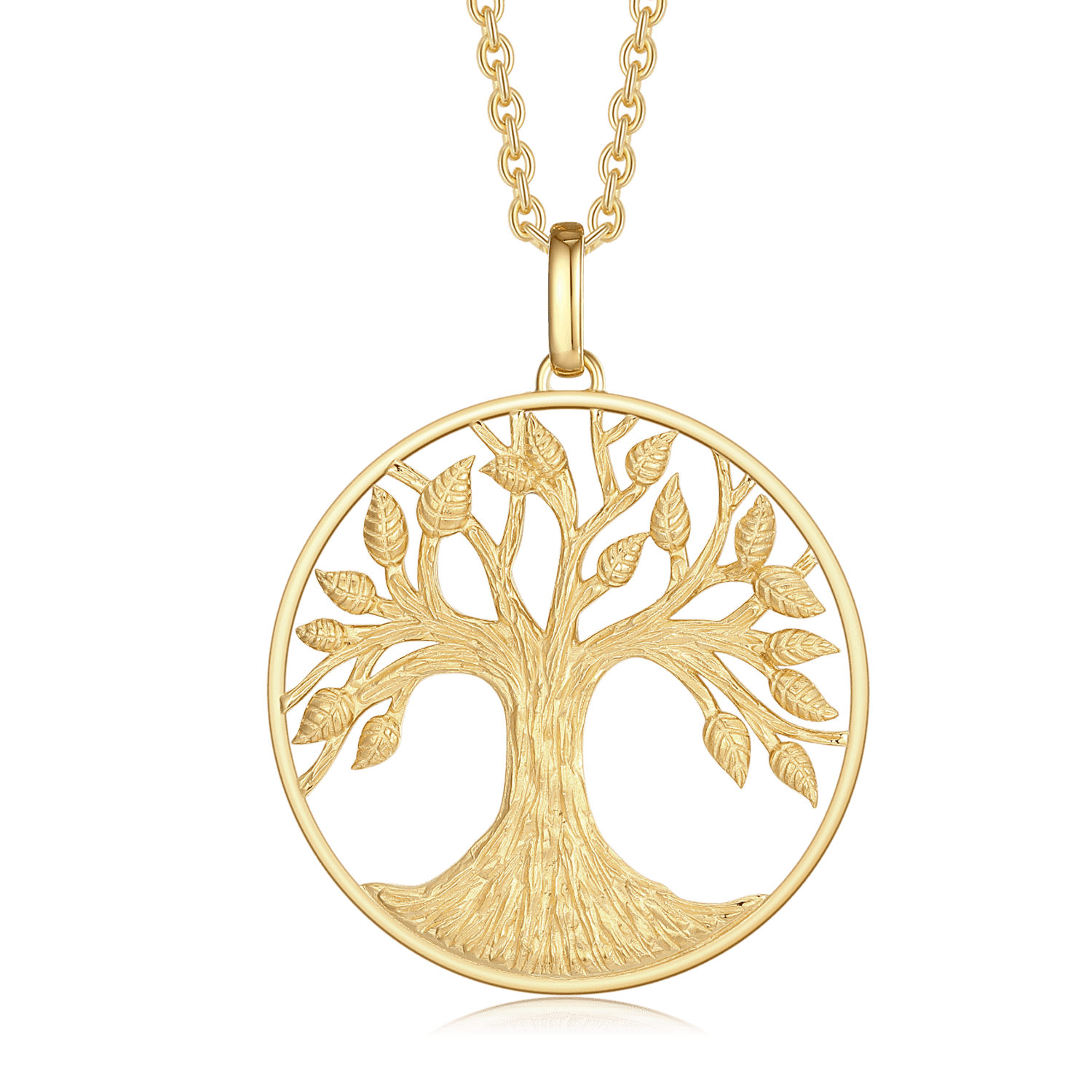 Sølvforgyldt halskæde F16255012