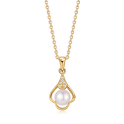 Sølvforgyldt halskæde F16262002