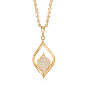 Sølvforgyldt halskæde F16262003