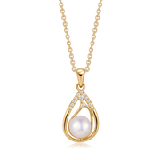 Sølvforgyldt halskæde F16262004