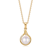 Sølvforgyldt halskæde F16262005