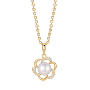 Sølvforgyldt halskæde F16262006