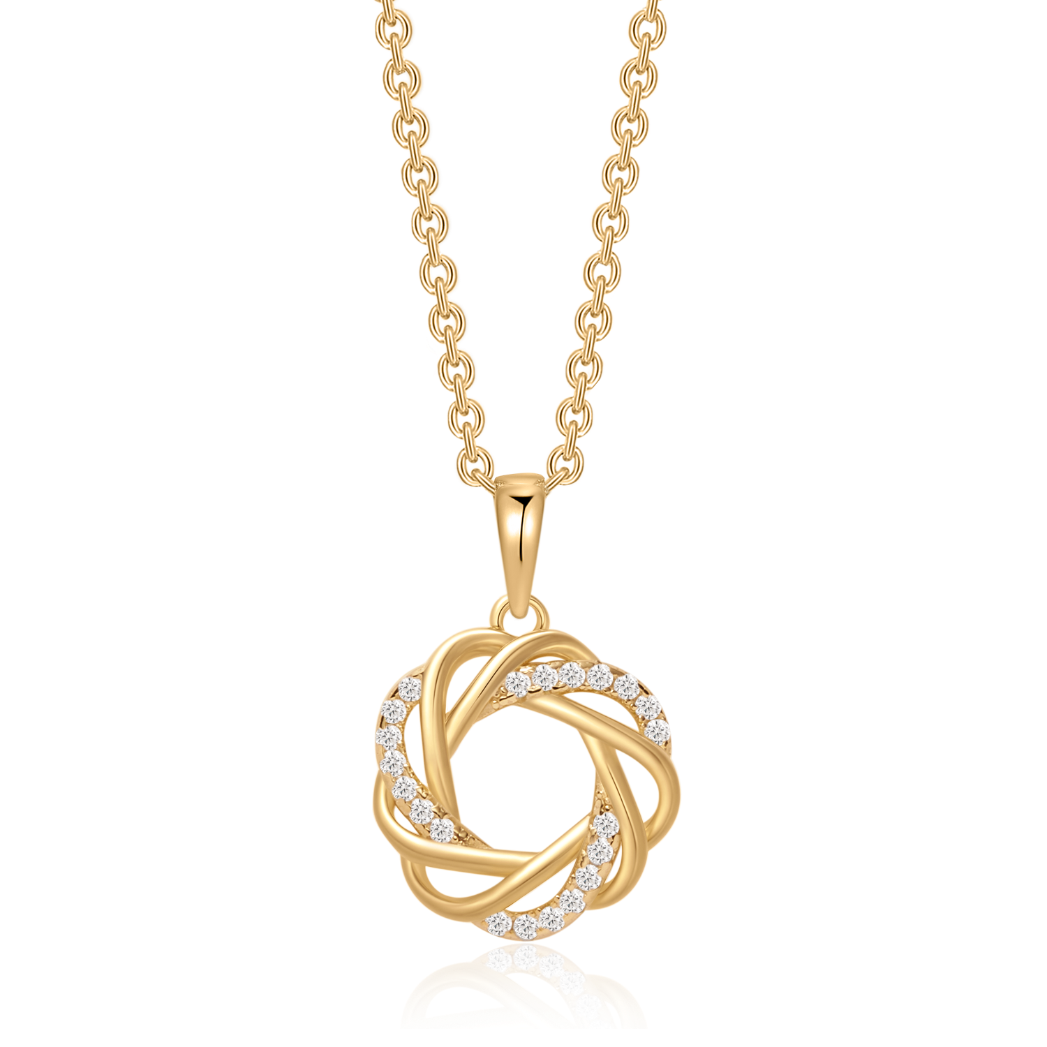 Sølvforgyldt halskæde F16262007