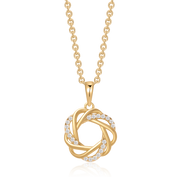 Sølvforgyldt halskæde F16262007