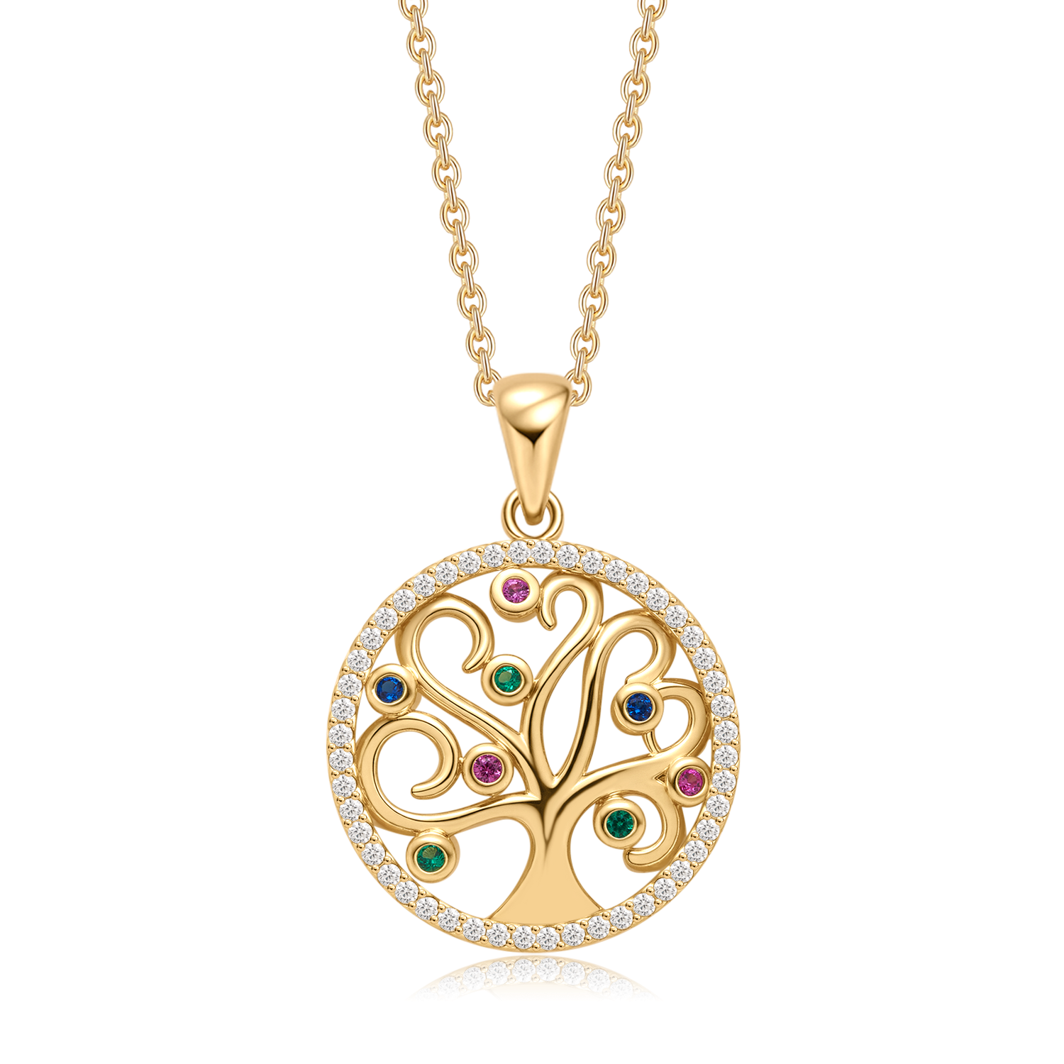 Sølvforgyldt halskæde F16262509