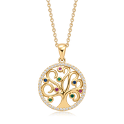 Sølvforgyldt halskæde F16262509