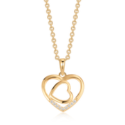 Sølvforgyldt halskæde F16262511